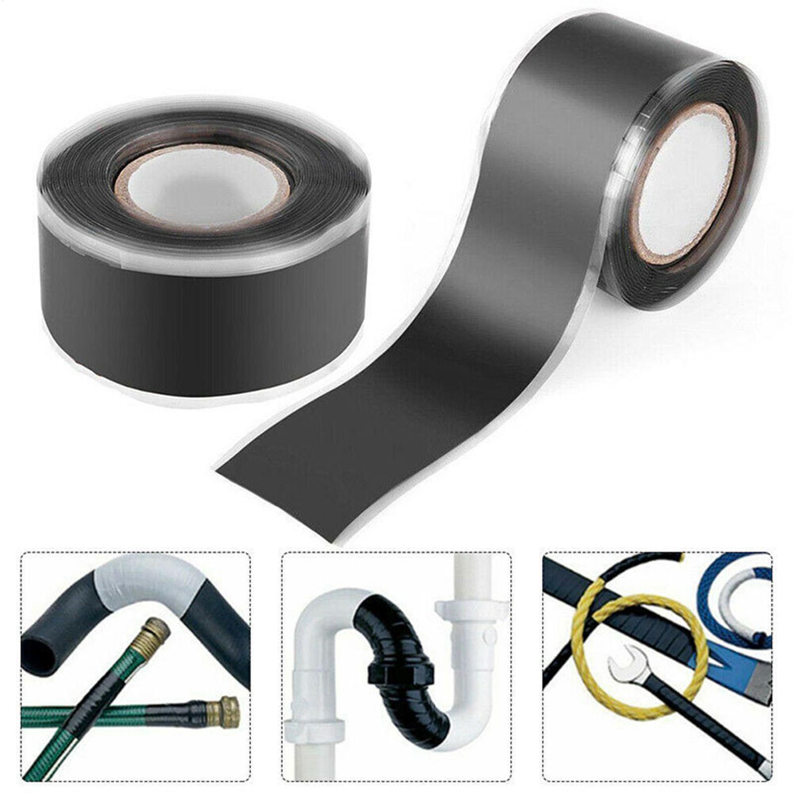 Electronics Repair Tape - 水道管修理テープ自己粘着ボンドシール修理ストップリークプルーフ接着テープ配管用自動車電気用