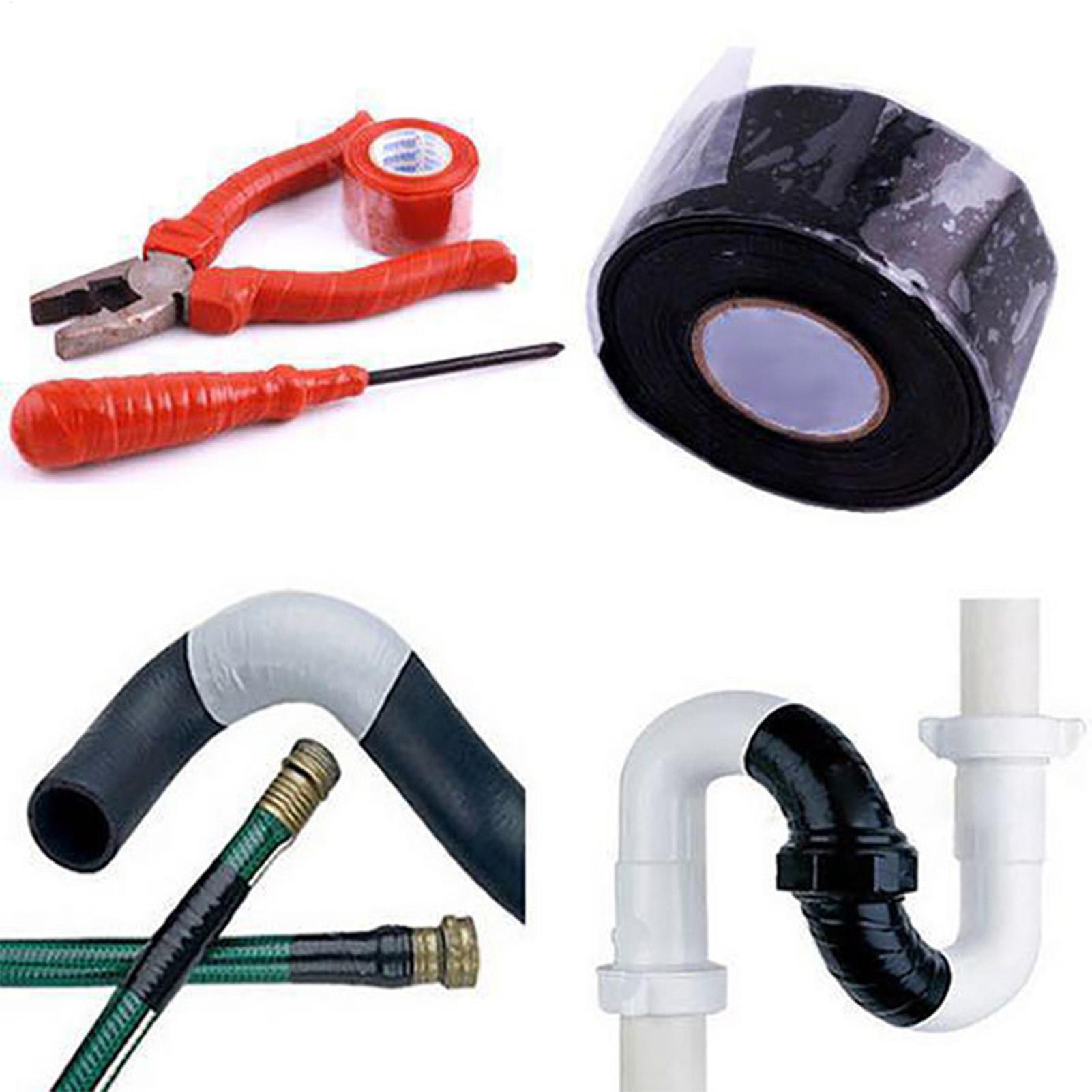 水道管修理テープ自己粘着ボンドシール修理ストップリークプルー - Electronics Repair Tape のレビューと価格