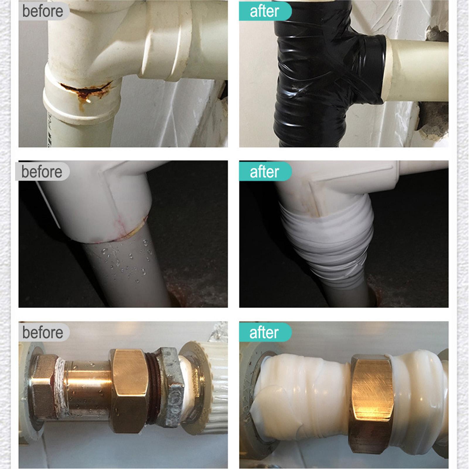 水道管修理テープ自己粘着ボンドシール修理ストップリークプルー - Electronics Repair Tape のレビューと価格