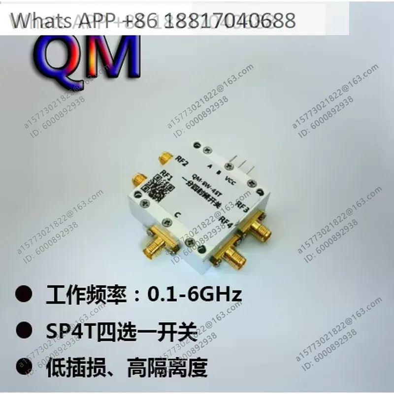 QM-SW-4ST 0.1-6 GHz SP4T 電子スイッ - Qm Electronics & Repair Services Photos のレビューと価格