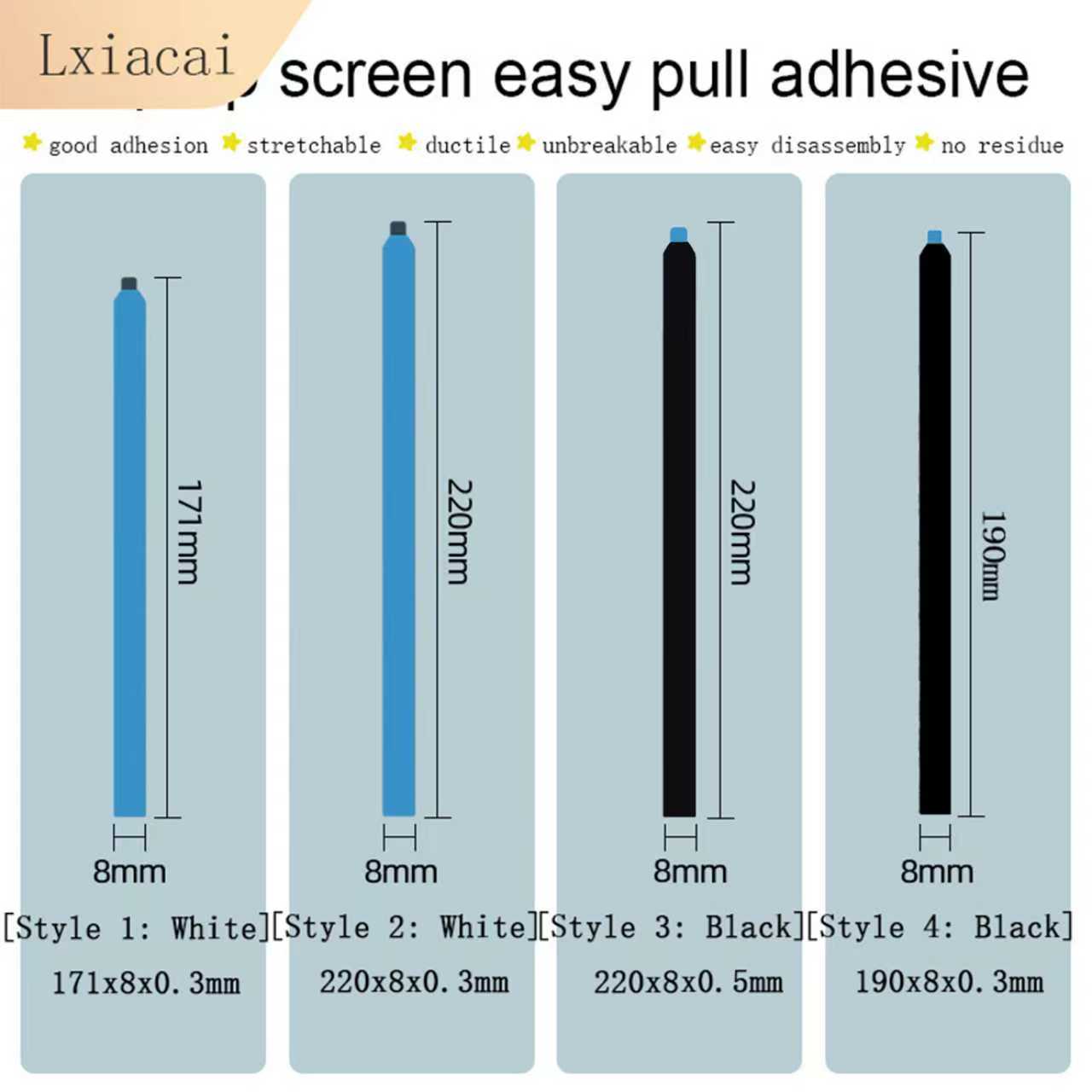 簡単に引っ張る接着剤ラップトップ画面 LCD テープディスプ - Electronics Repair Tape のレビューと価格